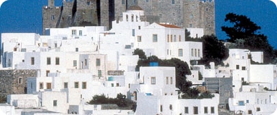 Το Ιστορικό Κέντρο (Χώρα) με τη Μονή του Αγίου Ιωάννη του Θεολόγου και το Σπήλαιο της Αποκάλυψης στην Πάτμο